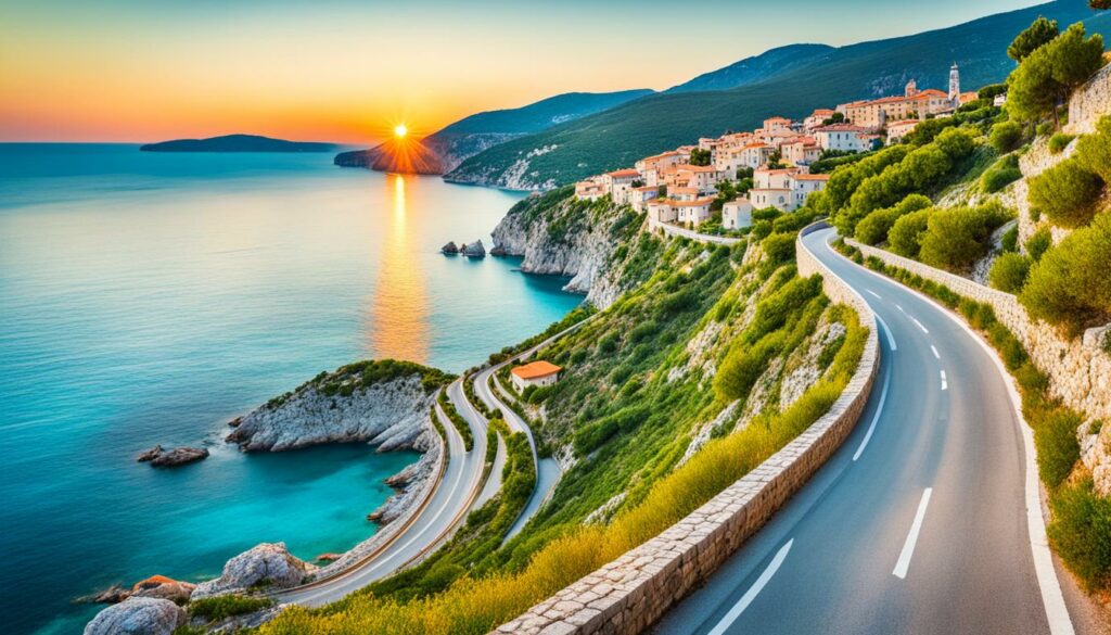 Camper routes Kroatië
