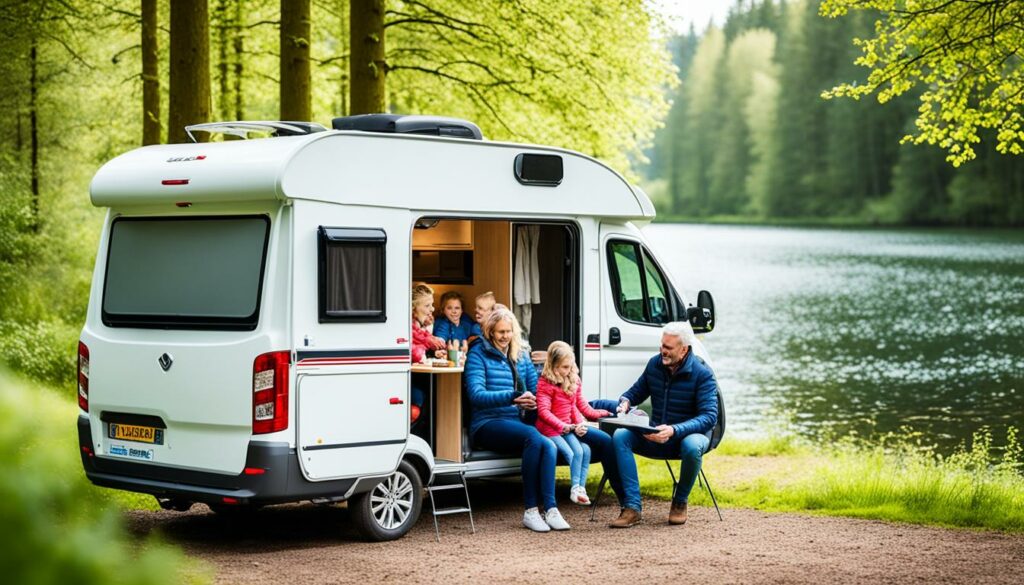 camper met slaapplaatsen huren