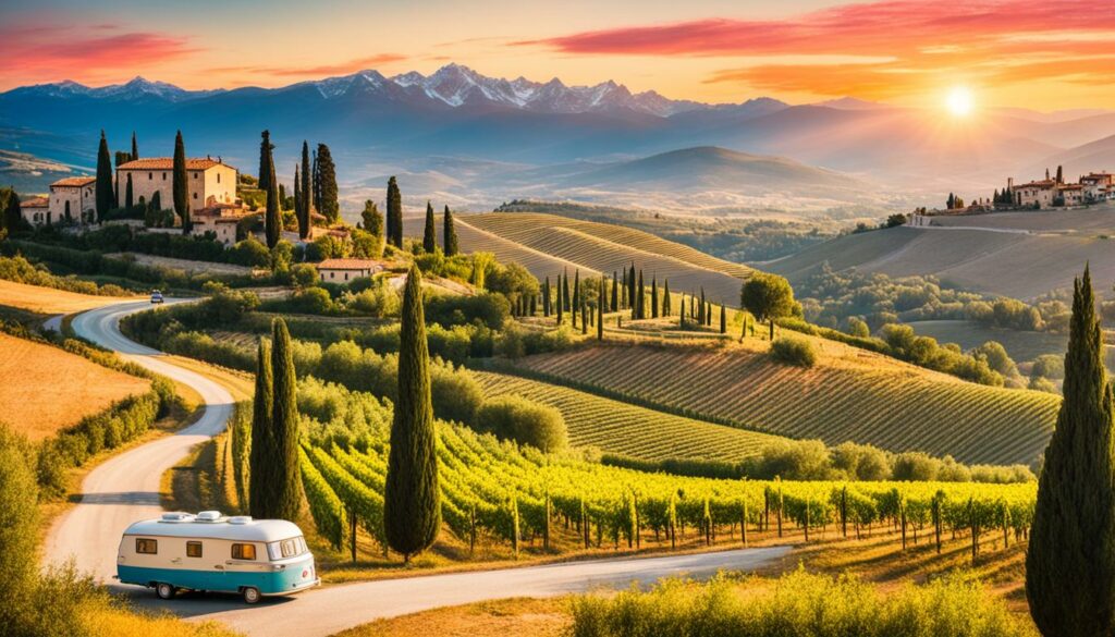 camperroutes Italië