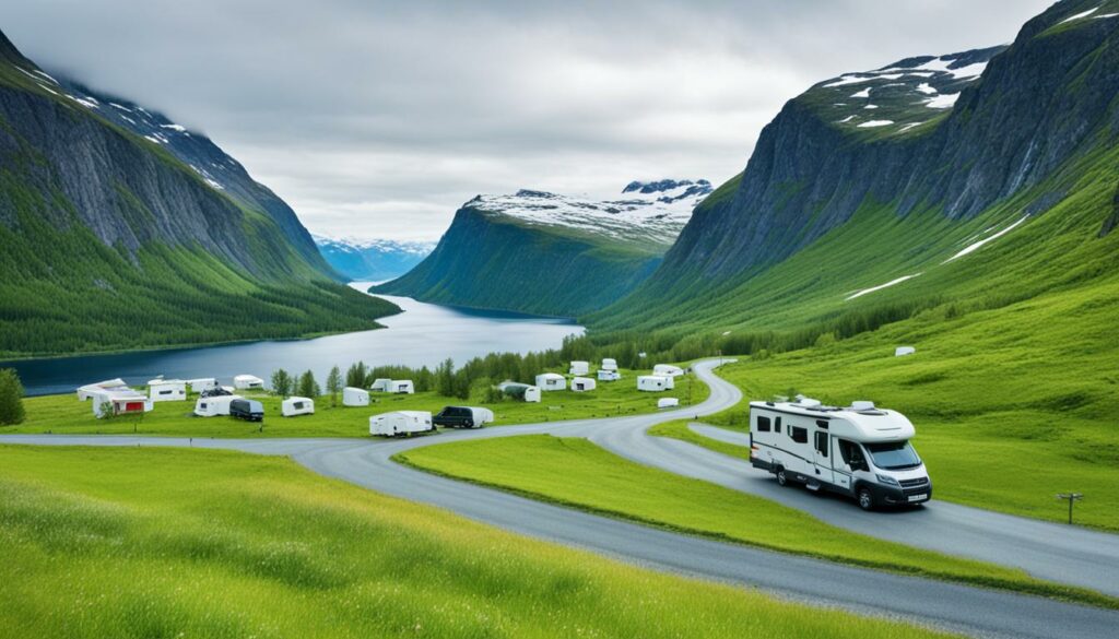 huur camper in Noorwegen