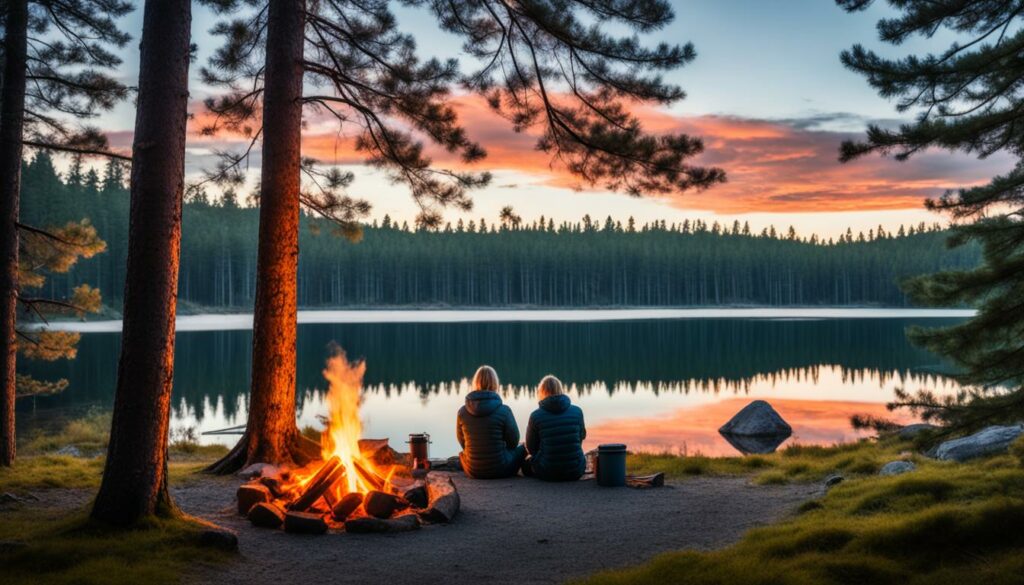 kamperen in Zweden